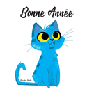 Chat color&eacute; pour une ann&eacute;e 2026 joyeuse